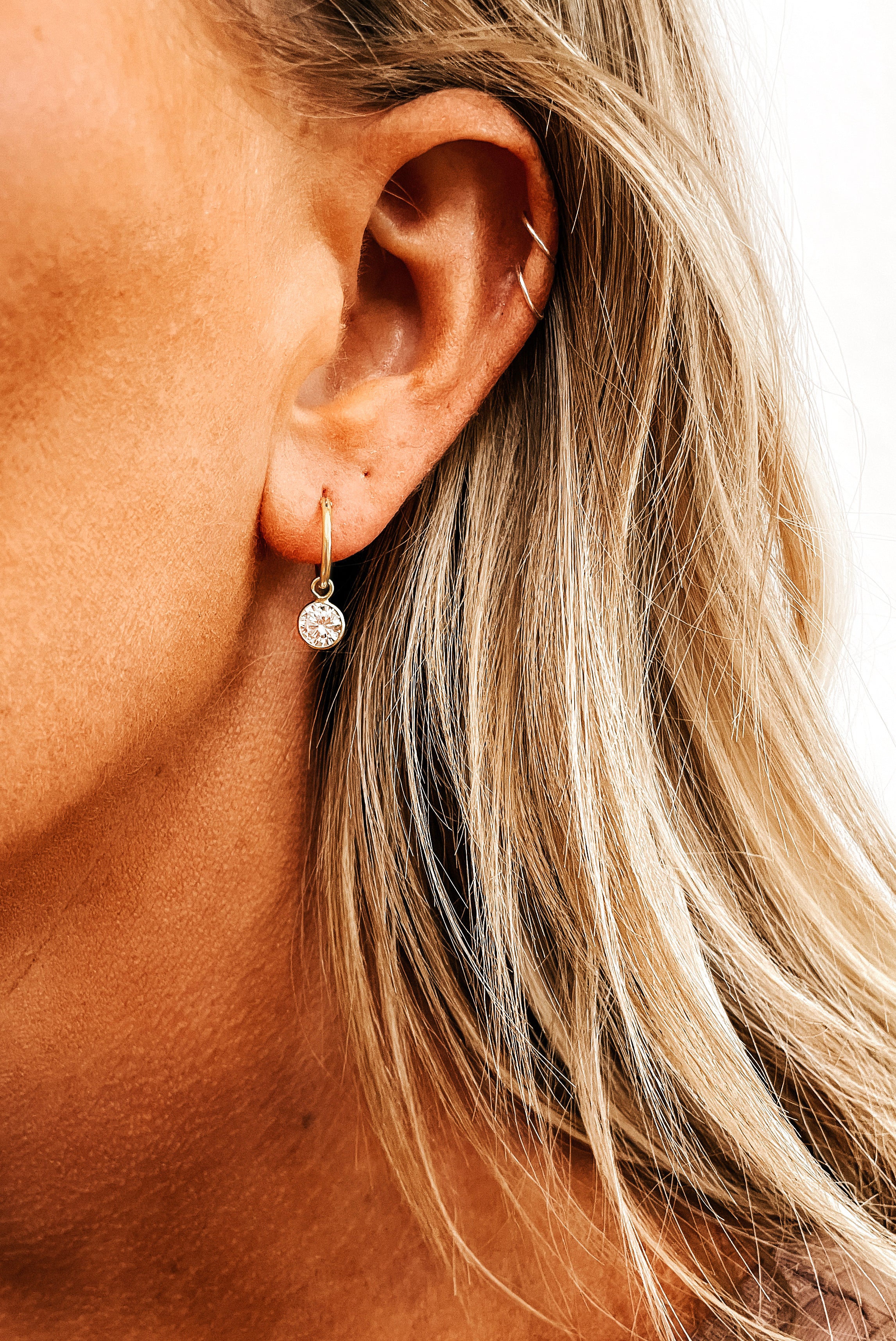 SANNYRA Dainty Initial Huggie Hoop Earrings W Letters Alphabet Huggie  Earrings Jewelry Gift for Women - ShopStyle