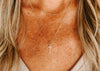 Gold Studded Cross Necklace