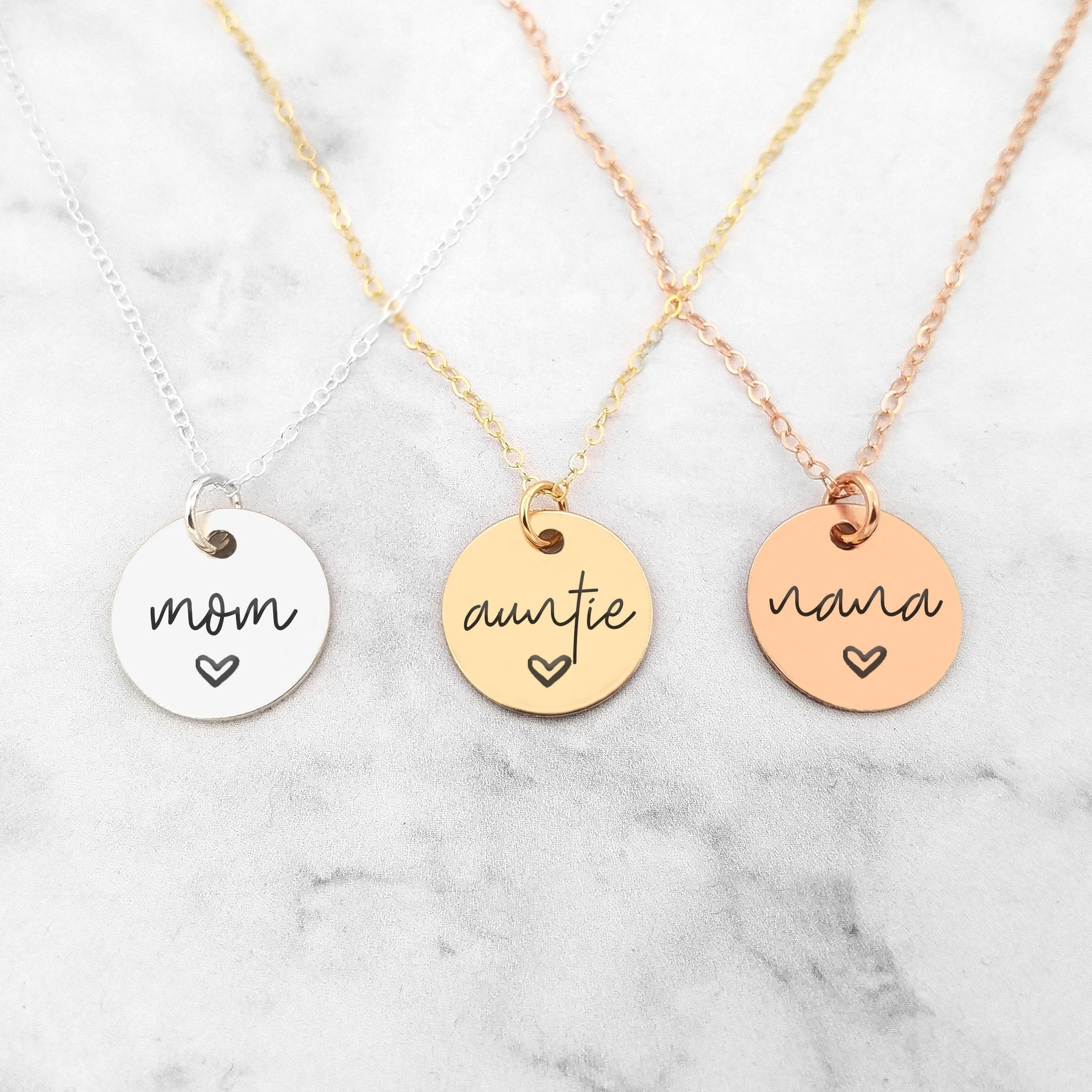 Custom Disc Necklace – Amanda Michelle Jewelry