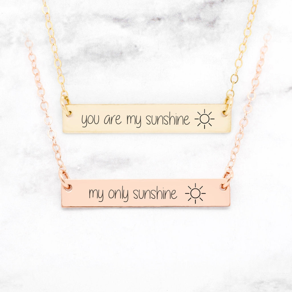 You Are My Sunshine Mother Daughter Jewelry Clearance | bellvalefarms.com